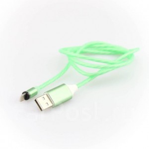 Шнур USB - Lightning Z1 светящийся (1м)