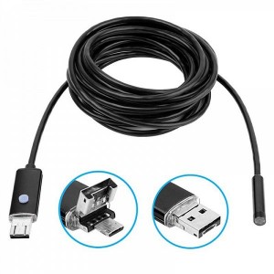 Эндоскоп USB/MicroUSB ОРБИТА OT-SME04 (1Мп, 2м)