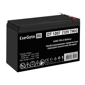 Аккумулятор 12V7Ah ExeGate DT-1207