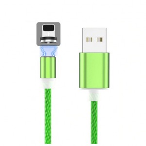 Шнур USB - Lightning X-Cable магнитный светящийся (1м)